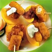 Brochetas de Palitos de Pescado